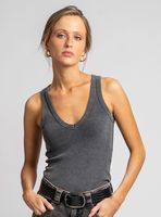 Polera Básica Maru V Grafito