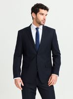 Traje Recto Slim Fit Lana Poliéster Fantasía