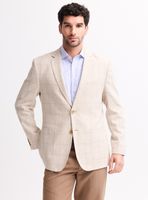 Vestón con Lino Fantasía Cuadro