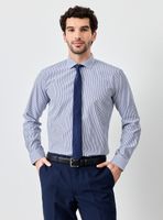 Camisa Slim Fantasía y Liso