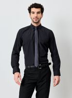 Camisa de Vestir Slim Fit Texturas y Lisas