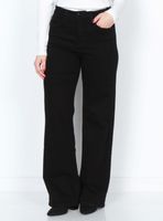 Jeans Corte Wide Leg con Tiro Alto Pretina