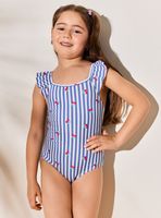 Traje de Baño Bipack Estampado Niña