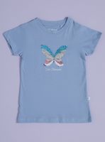 Polera Diseño Lentejuelas Niña