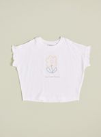 Polera Bordado con Detalles en Mangas