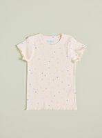 Polera Rib Estampado Clásico Niña