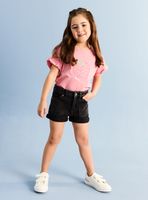 Short Denim Regular Fit con Bolsillos