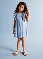 Vestido Liso de Lino Niña