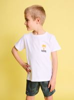 Polera Estampado Playero Frontal y Espalda