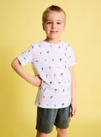 Polera Full Estampada de Algodón Niño