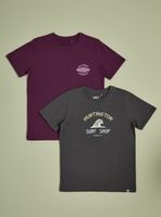 Polera Bipack Estampado Juvenil Niño