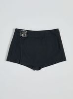 Short Skort con Doble Correa con Ojetillos