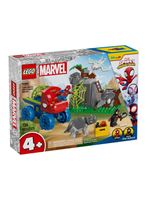 Lego Todoterreno Dinosaurio y Equipo Spidey al Rescate