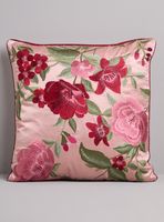 Cojín Bordado Floral 45X45 Cm
