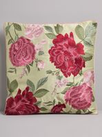 Cojín Bordado 5 Flores 45x45 cm