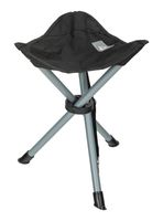 Banquito Trípode de Camping Negro