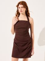 Vestido Cuello Halter Corto Colaboración Alaniz x Alos