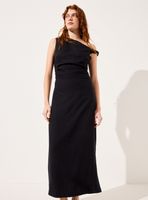 Vestido Midi Escote Asimétrico Colaboración Alaniz x Alos