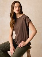 Polera con Detalle de Cinta Proceso de Teñido