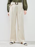 Pantalón Elasticado en Espalda con Cinturón