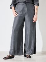 Pantalón Wide Leg Tencel Lavado