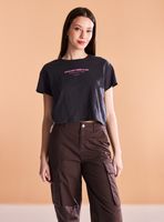 Polera con Estampado Frontal Cutie