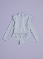 Traje de Baño Tipo Enterito con Diseño Rayas Niña