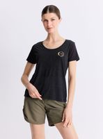 Polera Paneles Jaquard