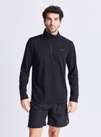 Polerón Trekking Medio Cierre Y Textura