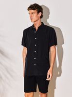 Camisa Manga Corta Tencel