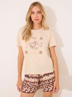 Pijama Corto Algodón Print El Rey León