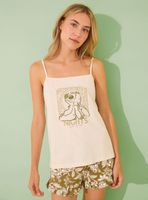 Pijama Corto Tirantes Lilo & Stitch Algodón