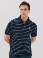 Polera Piqué Rayas Cuello Polo