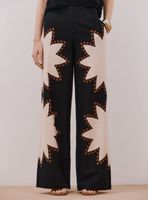 Pantalón de Pata Ancha Estampado