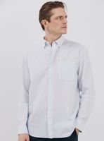 Camisa Print Seersucker Rayas