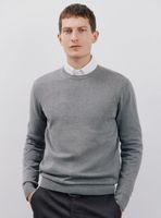 Sweater Algodón Cuello Redondo Básico