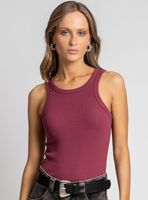 Polera Básica Maru Burdeo