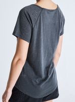 Polera Print Y Corte Curvo