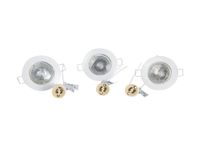 Kit foco GU10 blanco 3 unidades ByP