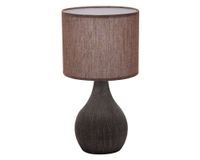 Lámpara sobremesa 1L 60W E27 Toscana III café Abitare