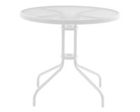 Mesa redonda blanco Outzen