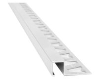 Guardacanto 10 x 10 mm x 2.5 m Quadra cromo mate