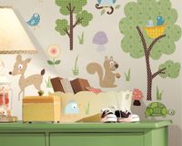 Wallstickers animales del bosque RoomMates