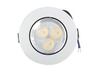 Foco embutido 1L 9 cm LED luz cálida blanco Drl