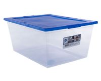 Caja organizadora 15 litros Mybox transparente/azul Wenco