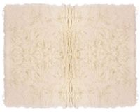 Alfombra 140x200 cm Flokati beige Dib