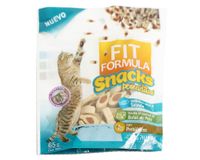 Snack gato 65 gr pescaditos salmón Fit Formula