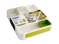 Organizador de cubiertos extendible verde Aspen