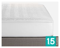 Cubrecolchón 1,5 plazas Aqua repelent blanco Rosen