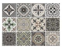 Vinilo adhesivo 15x15 cm Venecia 12 unidades